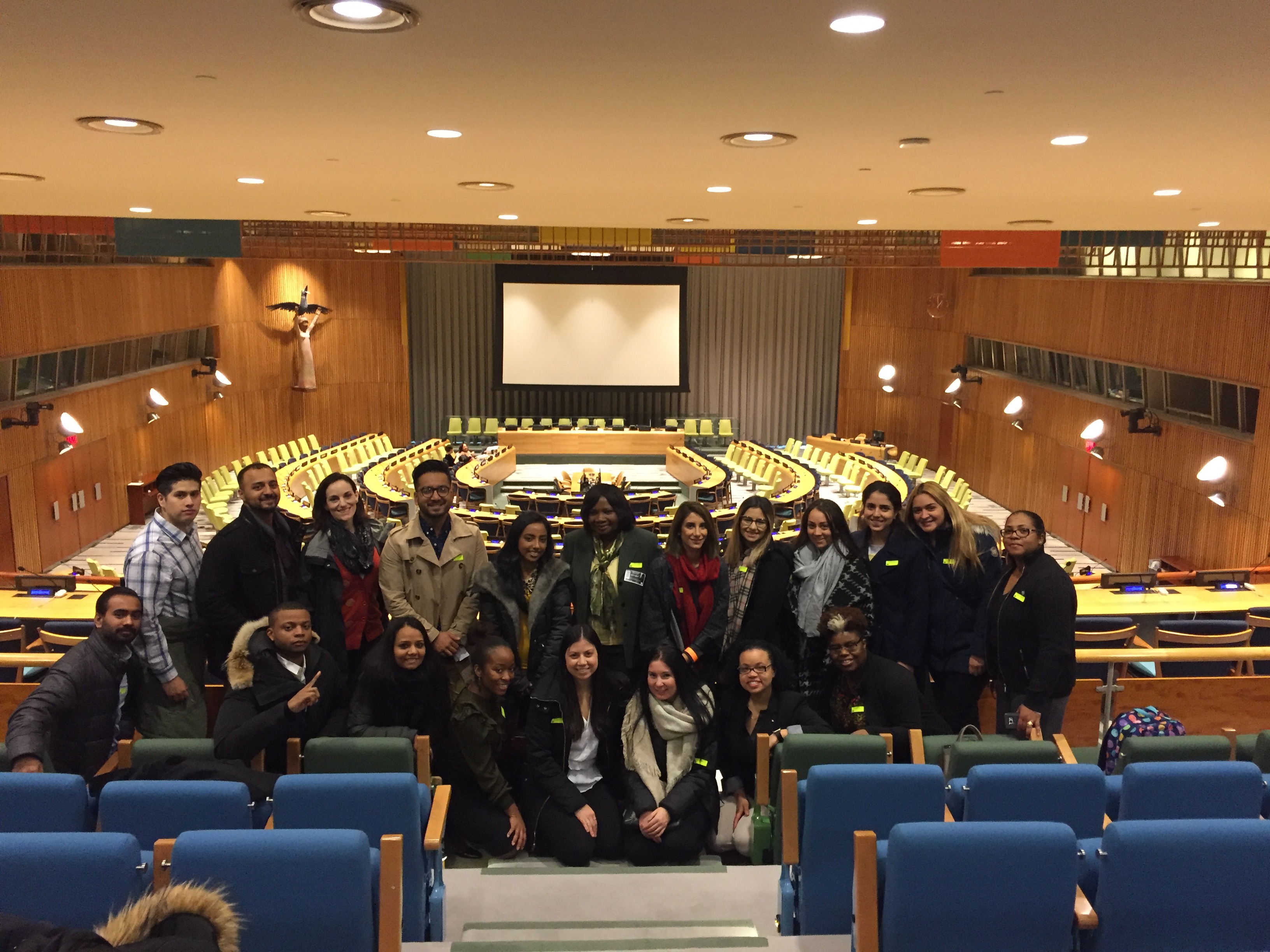 Students from TCOP's Global Health class visited the United Nations on Nov. 14.