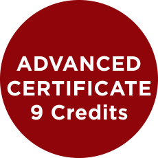 Advanced Certificate - 9 Credits