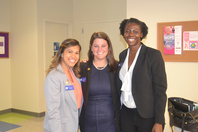 Students at Touro College of Pharmacy (TCOP) met with recruiters during TCOP's 2016 Career Fair Day. 