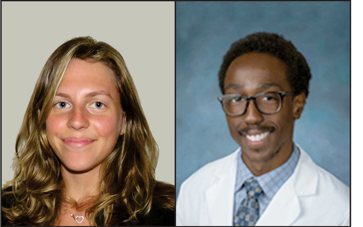 New fellows Dr. Jessica Debski and Dr. Kevin Corneille